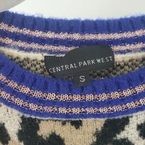 Cheetah print with some luxury glitz! Size small, Central Park West brand